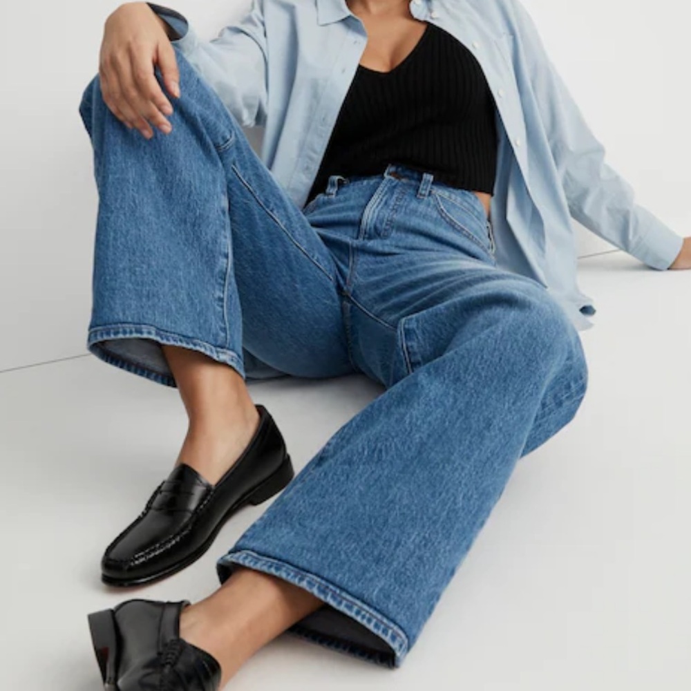 Madewell The Curvy Perfect Vintage Wide Leg Crop Jean